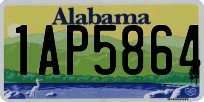 AL license plate 1AP5864