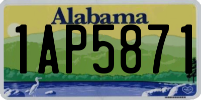 AL license plate 1AP5871