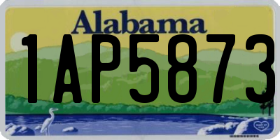 AL license plate 1AP5873