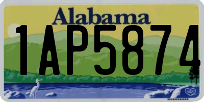 AL license plate 1AP5874