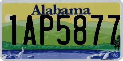 AL license plate 1AP5877