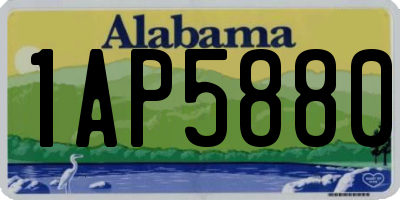 AL license plate 1AP5880