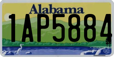 AL license plate 1AP5884