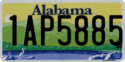 AL license plate 1AP5885