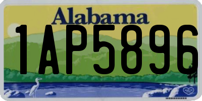 AL license plate 1AP5896