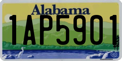 AL license plate 1AP5901