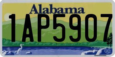 AL license plate 1AP5907