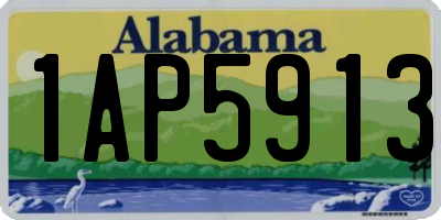 AL license plate 1AP5913