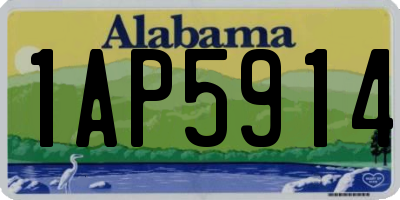 AL license plate 1AP5914