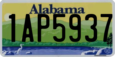 AL license plate 1AP5937