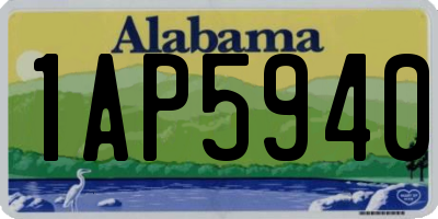 AL license plate 1AP5940