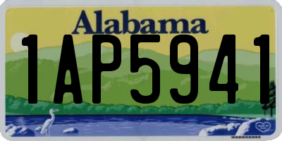 AL license plate 1AP5941