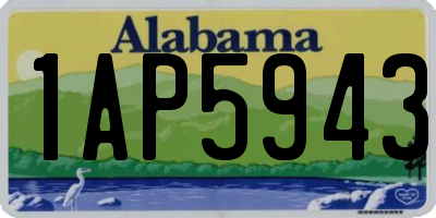 AL license plate 1AP5943