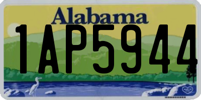 AL license plate 1AP5944