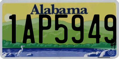 AL license plate 1AP5949