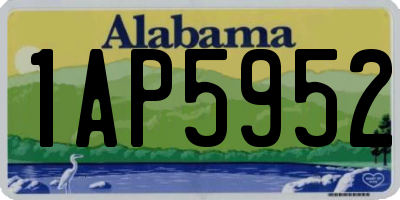 AL license plate 1AP5952