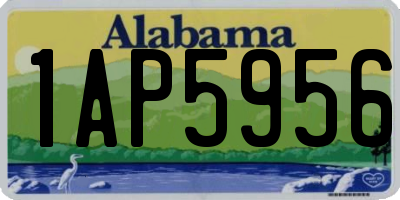 AL license plate 1AP5956