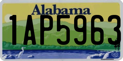AL license plate 1AP5963
