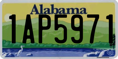 AL license plate 1AP5971