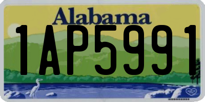 AL license plate 1AP5991