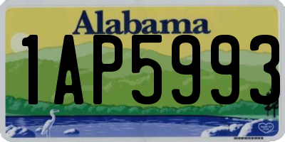 AL license plate 1AP5993