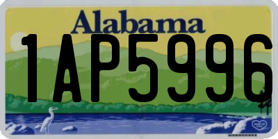 AL license plate 1AP5996