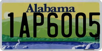 AL license plate 1AP6005