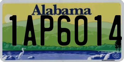 AL license plate 1AP6014