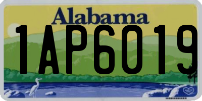 AL license plate 1AP6019
