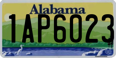 AL license plate 1AP6023