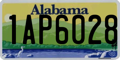 AL license plate 1AP6028