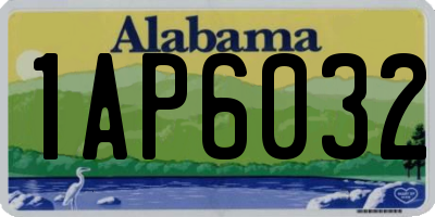 AL license plate 1AP6032