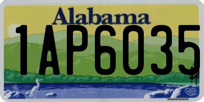 AL license plate 1AP6035
