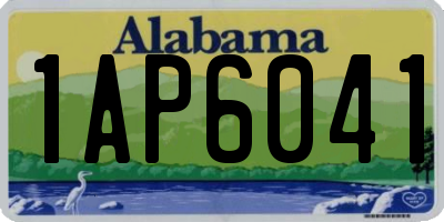 AL license plate 1AP6041