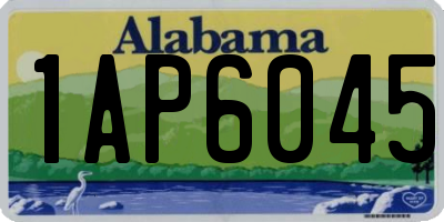AL license plate 1AP6045