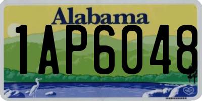 AL license plate 1AP6048