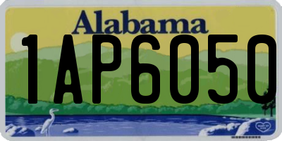 AL license plate 1AP6050