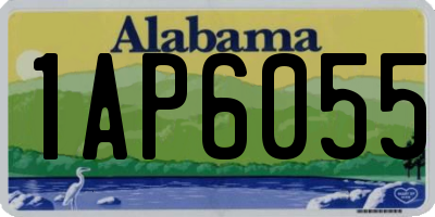 AL license plate 1AP6055
