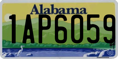 AL license plate 1AP6059