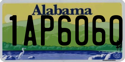 AL license plate 1AP6060