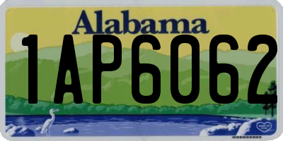 AL license plate 1AP6062