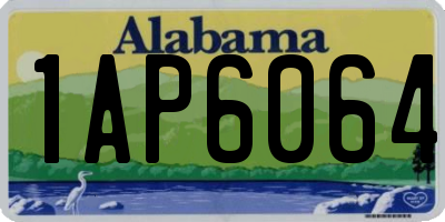 AL license plate 1AP6064