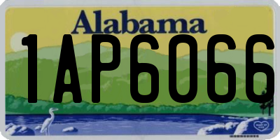 AL license plate 1AP6066