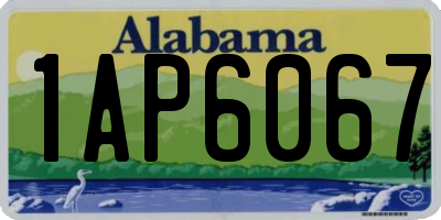 AL license plate 1AP6067
