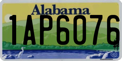 AL license plate 1AP6076