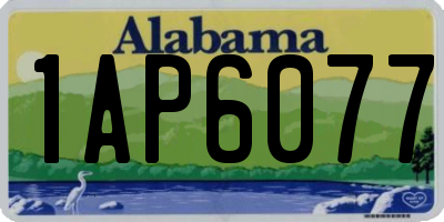 AL license plate 1AP6077