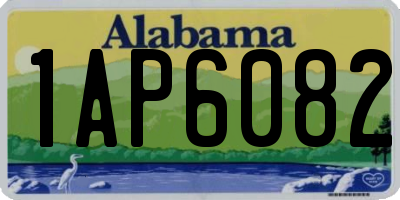AL license plate 1AP6082