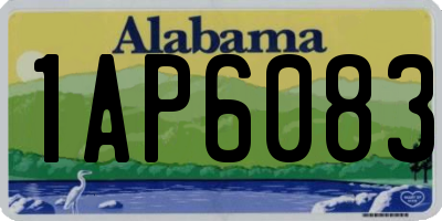 AL license plate 1AP6083
