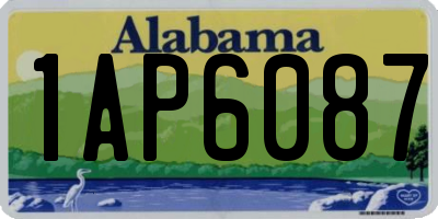 AL license plate 1AP6087