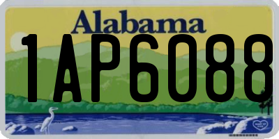 AL license plate 1AP6088
